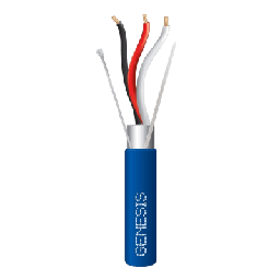 [3226-1106] Carrete de 305 Metros (1000 Pies) de Cable 3 x 18 AWG / Plenum / BLINDADO / Tipo FPLP, CMP, CL3P / Color Azul / Para Aplicaciones en Sistemas de Seguridad, Audio, Control y otras Aplicaciones | 3226-1106
