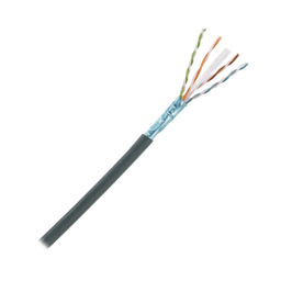 [PFO6X04BL-CEG] Bobina de Cable Planta Externa con Gel, de 4 Pares, Cat6A, Blindado F/UTP, Color Negro, 305 Metros (1000 Pies) | PFO6X04BL-CEG