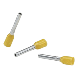 [FSD85-16-L] Ferrule Aislado Para Cables 4 AWG, PIN de 16 mm de Longitud, Mango Color Amarillo, Paquete de 50pz | FSD85-16-L