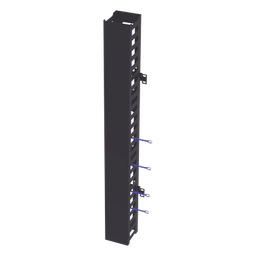 [LPCV-24S-DR] Kit Organizador Vertical de Cable Sencillo para Rack Abierto de 24 Unidades para EIQR3224 y EIRL5524DR. | LPCV-24S-DR