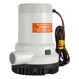[SFBP1-G2000-01] Bomba de Achique Sumergible SEAFLO SFBP1-G2000-01 / 2,000 GPH (7,571 LPH) / 12V CD / Eje de Acero Inoxidable / Operación en Seco / Protección Anti-Aire / Sellos Herméticos / Cableado Marino / CE, RoHS, ISO 8849 | SFBP1-G2000-01