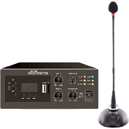 [EPB240E/MIC] KIT de Amplificador de 240W Modelo EPB240E | más Micrófono de Cuello de Ganso Modelo EP338 | EPB240E/MIC