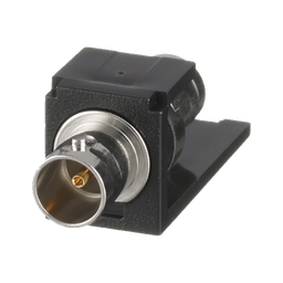[CMBA75BLY] Módulo Acoplador Coaxial Tipo BNC, Mini-Com, de 75 Ohms, Color Negro | CMBA75BLY