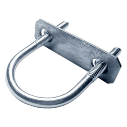 [ANC-U120300] Abrazadera Roscada Tipo U 120 Ligera de 76 mm ( 3") / Cuerda 3/8" | ANC-U120300