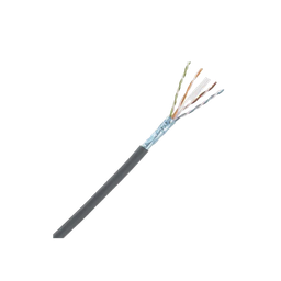 [PFL6X04BL-CEG] Bobina de Cable Blindado F/UTP de 4 Pares, Cat6A, Soporte de Aplicaciones 10GBase-T, LSZH (Libre de Gases Tóxicos), Color Negro, Para Interior, 305 Metros (1000 Pies) | PFL6X04BL-CEG