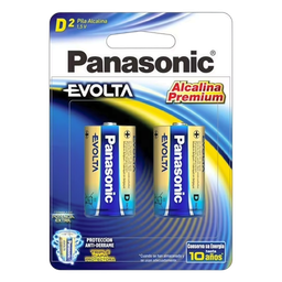 [LR20EGL/2B] Pila Alcalina Tipo D / 1.5 V / Blíster 2 Piezas / 34.2 mm Diámetro / 61.5 mm Longitud | LR20EGL/2B