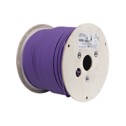 [9C6L4-A5] Bobina de Cable U/UTP de 4 Pares, Z-MAX, Cat6A, Soporte de Aplicaciones 10GBase-T, LS0H, Color Violeta, 305 Metros (1000 Pies) | 9C6L4-A5