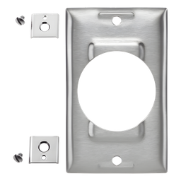 [HUB-SS750] Placa de Acero Industrial / 1 Unidad / 50 A / Acero Inoxidable / Montaje Vertical / 0.035 in | HUB-SS750