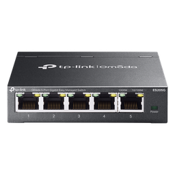 [ES205G] Switch Gestionado SDN / 5 Puertos Gigabit / 10 Gbps Capacidad Switching / 7.4 Mpps Forwarding Rate / Fanless / VLAN 802.1Q / QoS 8 Colas | ES205G