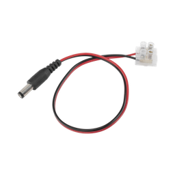 [DC-CORD1] Cable de Alimentación con Conector Macho a Bloque de Terminal Atornillable / Calibre 18 AWG / Longitud 28.5 cm (11.22 Pulgadas) / Ideal para Alimentación de Cámaras | DC-CORD1