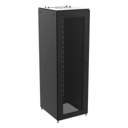[PS1C23812B] Gabinete de Telecomunicaciones / 48 UR / 2350 x 800 x 1200 mm (7.7 x 2.6 x 3.9 ft) / Acero Negro RAL 9005 / Puertas Perforadas / Certificaciones UL-cUL | PS1C23812B