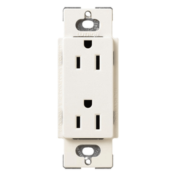 [SC3PSBIL] Contacto Dúplex de Pared / 15 A / 125 V / Conexión a Tierra / 3 Hilos / Color Biscuit | SC3PSBIL