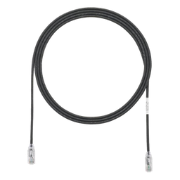 [UTP28SP6BL] Cable de Parcheo UTP / Cat6 / 28AWG Diámetro Reducido / 1.83 m (6 Pies) / CM/LSZH / Negro | UTP28SP6BL