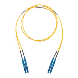 [F92ELLNLNSNM001] Jumper de Fibra Óptica Monomodo / OS2 9/125 / LC-LC Duplex / LSZH / 1 m (3.28 ft) / Amarillo | F92ELLNLNSNM001