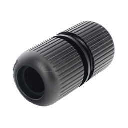 [DSPLUGEXT] Protector para Exterior IP68 / Adaptador para el Conector Tipo Plug (12 Vcc) en Cámaras Epcom / Color Negro / Hikvision / Hilook | DSPLUGEXT