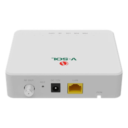 [V2801T] ONU Bridge / Dual GPON-EPON / 1x SC/APC PON / 1x LAN Gigabit / 1x CATV / Triple Play / 130x100x30 mm (5.1x3.9x1.2 in) | V2801T
