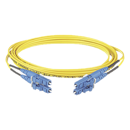 [F92ERLNLNSNM015] Jumper de Fibra Óptica / Monomodo OS2 9/125 / LC-LC Dúplex / OFNR-LSZH / 15 m (49.21 pies) / Amarillo | F92ERLNLNSNM015
