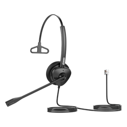 [HT301] Diadema Monoaural / Audio HD Wideband / Cancelación Pasiva de Ruido / Brazo Ajustable 260° / Conexión RJ9 / Diseño Ultraligero 73 g | HT301