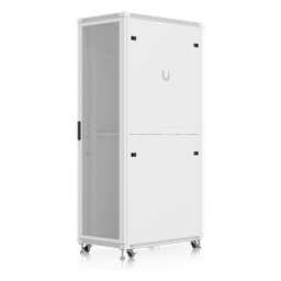 [UACC-RACK-42U-1000-P] Gabinete de Rack 42U / Acero SPCC / Carga 800 kg (1763.7 lb) Estática / Profundidad Ajustable / Puertas Perforadas / Ruedas con Seguro | UACC-RACK-42U-1000-P