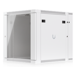 [UACC-RACK-12U-WALL-SW-G] Gabinete Rack 12U / 600x703 mm / Puerta Vidrio Templado / Puerta Trasera Abatible / Paneles Laterales con Llave / Acero SPCC 1.2 mm | UACC-RACK-12U-WALL-SW-G