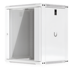 [UACC-RACK-12U-WALL-450-G] Gabinete Rack 12U / 550 x 450 mm / 50 kg Carga / Vidrio Templado / 21.7 x 17.7 x 25' | UACC-RACK-12U-WALL-450-G