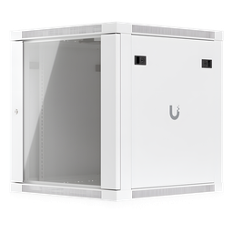 [UACC-RACK-12U-WALL-600-G] Gabinete Rack 12U / Montaje en Pared / 4 Postes / Vidrio Templado / Carga 80 kg (176 lb) / 598 × 600 mm | UACC-RACK-12U-WALL-600-G