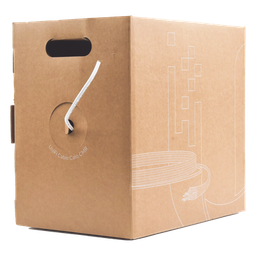 [U-CABLE-C6-CMR] Bobina de cable UTP Riser (CMR) UniFi, Cat6, Color blanco, 23 AWG, 305m para interior | U-CABLE-C6-CMR