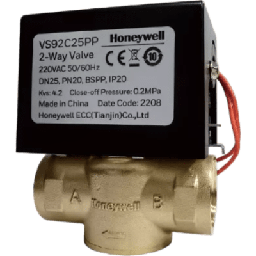 [VN82C20PP] Válvula de Control Eléctrica / 2 Vías Tipo Bola / DN20 (3/4") / BSPP / 220 V CA / Sin Retorno por Resorte / Kvs 7.0 / PN20 | VN82C20PP