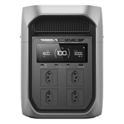 [EFDL3MP] Estación de Energía Portátil / 2048 Wh (expandible a 10 kWh) / Salida AC 3000W (Pico 6000W) / Carga 0-80% en 64 min / UPS 10 ms / LiFePO4 | EFDL3MP