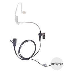 [TX-EHK04AV2] Micrófono-Audífono de Tubo Acústico / Grado Médico / Conector 3.5 mm / Compatible KENWOOD y ABELL | TX-EHK04AV2