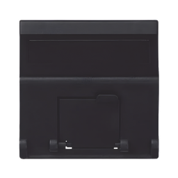 [SM-1-KEYA-N] Placa de Voz y Datos Inclinada / 1 Puerto Keystone RJ45 / Guardapolvo Integrado / IP20 / 45x45 mm | SM-1-KEYA-N