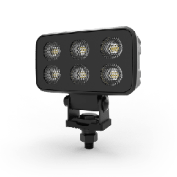 [EW2730] Luz de Trabajo LED Cuadrada / 4630 Lúmenes / 6 LED / 12-24 Vcd / Haz Amplio 64 x 101 mm / IP Resistente a Impactos | EW2730