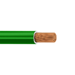 [SLY-308-GRN/100] (SLY311) Cable Eléctrico de Cobre Recubierto THW-LS Calibre 12 AWG 19 Hilos Color Verde (100 Metros (328.08 Pies)) | SLY-308-GRN/100