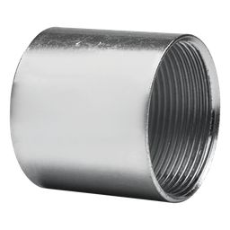[JUC40100COP] Cople para Tubo Conduit / Galvanizado Cédula 40 / 1" (25 mm) / Diámetro Exterior 38.7 mm (1.524') / Longitud Mínima 50 mm / Uso Interior | JUC40100COP