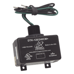 [DTK-120/240CM] Supresor de Sobretensiones / 120/240 VCA / Fase Dividida / Gabinete NEMA 4X / -35°C a 80°C / Auto-Recuperación | DTK-120/240CM