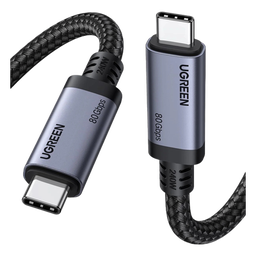 [65383] Cable USB-C Thunderbolt 5 / 80 Gbps Bidireccional / 120 Gbps Unidireccional / 1 m (3.28 ft) / PD 3.1 100W / 24 Pines / E-Marker IP2133H | 65383