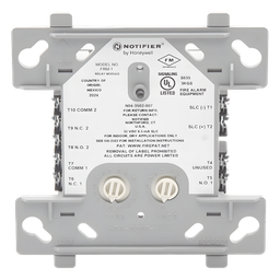[FRM-1] Módulo de Relevador Direccionable / 2 Contactos Secos Form-C / Protocolo FlashScan / Direccionamiento 01-159 / Alimentado por Lazo SLC | FRM-1