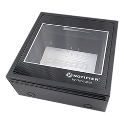 [ABS-2D] Gabinete de Montaje en Superficie / Para Anunciador NCA-2 y Módulo NCM / Color Negro / Compatible con Noti-Fire-Net | ABS-2D