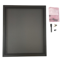 [EQDR-B4] Puerta Ventilada para Gabinete / Acero Calibre 16 / Tamaño B 2 Niveles / Bisagra Reversible 180° / 61.28 cm x 72.71 cm / Color Negro | EQDR-B4