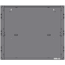 [SBB-A5] Backbox para Panel de Alarma Contra Incendio / Acero Calibre 16 / 1 Nivel / 25.41 x 20.31 x 5.50 pulgadas (64.5 x 51.6 x 14 cm) / Compatible con Serie CAB-5 | SBB-A5