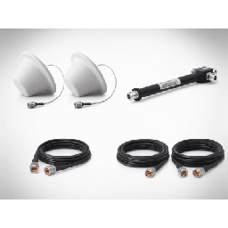 [EP1DIV-2ANT-3CCN] Kit de Expansión de Antenas / 2 Domos / Divisor 3 Salidas / Jumpers 3 m (9.8 ft) y 15 m (49.2 ft) | EP1DIV-2ANT-3CCN