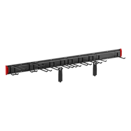 [LGS01-03] Estante de Almacenamiento de Pared / Capacidad 284 kg / Ganchos Ajustables / 4 Placas de Pared / Acero y Plástico | LGS01-03