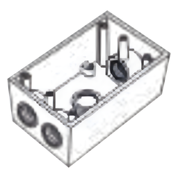 [RR-0284] Caja Condulet FS / 3/4" (19.05 mm) / 4 Bocas / Aluminio Fundido a Presión / Intemperie / NPT | RR-0284