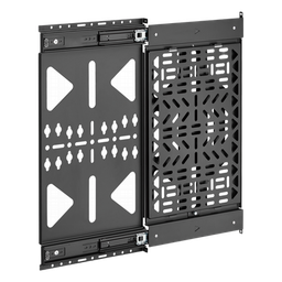 [APM-10-01] Panel de Almacenamiento AV Deslizante / Capacidad 10 kg (22 lbs) / Rango 300 mm / Acero de Alta Resistencia / Quick-Release / Montaje Pared y Riel | APM-10-01