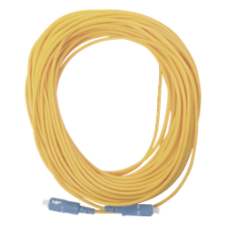 [OFC-SC/PC-SC/PC-S-30-20] Jumper de Fibra Óptica Simplex, Monomodo, con Conectores SC/UPC-SC/UPC, de 20 Metros | OFC-SC/PC-SC/PC-S-30-20