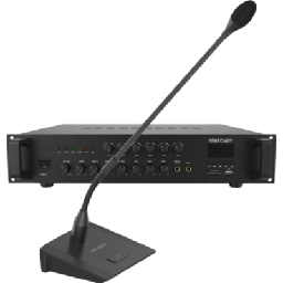 [DS-QAEKITMIC-240] Kit de amplificador de Audio + Micrófono | Voceo  | Música ambiental | DS-QAEKITMIC-240