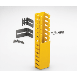 [FRHD2KTYL] Kit de Administración de Cables Vertical / Sistema de Enrutamiento 2x2 / Altura 1828.8 mm (6 ft) / ABS Libre de Halógenos / Color Amarillo | FRHD2KTYL