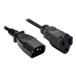 [CB-US3B] Cable de Alimentación / Conector C14 / Enchufe Estándar US / 60 cm (23.6 in) / Negro / Compatible NEO | CB-US3B
