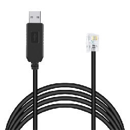[CA-9U9B] Cable Serial / RJ-9 a USB-A / 200 cm (6.6 ft) / Negro | CA-9U9B