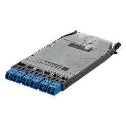 [FHS9N-12-10N] Cassette de Fibra Óptica / 6 Puertos LC Duplex / 12 Fibras Monomodo OS2 / Empalme por Fusión / 500 Ciclos de Conexión / 0.35 dB Pérdida de Inserción | FHS9N-12-10N